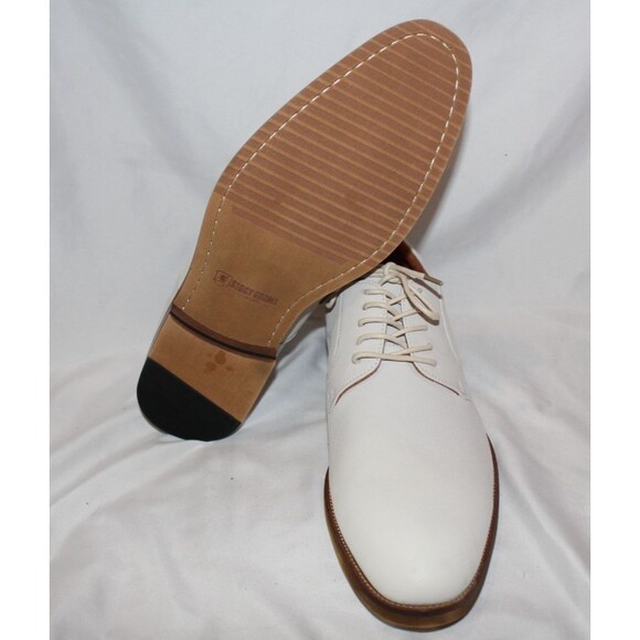 Stacy Adams Preston Plain Toe Lace Up Oxfords Men Sz 13 Off White NIB - Picture 5 of 5
